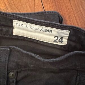 Rag & Bone Dark Forest Green/Charcoal Denim Pants
